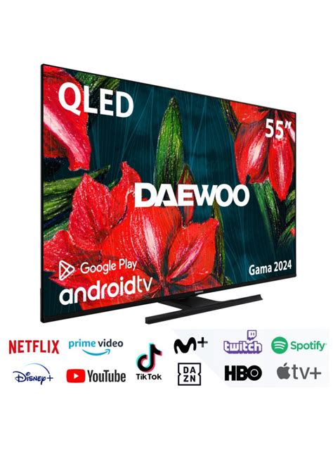 Televisor Daewoo Qled Android Google Assistant Control Por Voz