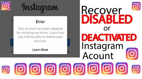 How To Get Back A Disabled Instagram Account Recover Disabled