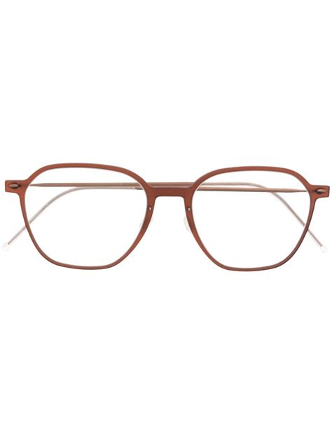 Lindberg Round Frame Glasses Farfetch