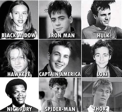 Marvel actors old pictures : r/Avengers