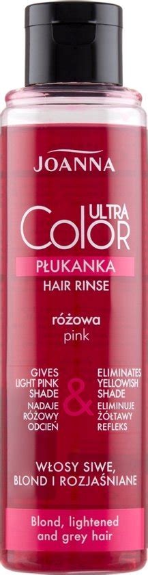 Joanna Ultra Color System Hair Rinse Pink Rinse For Pink Shade Pink