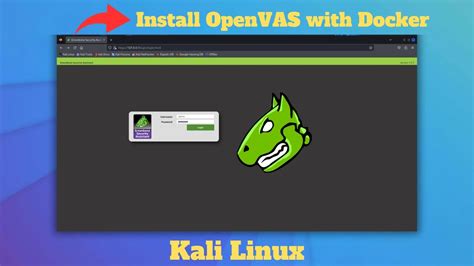 How To Install Openvas In Kali Linux With Docker Youtube