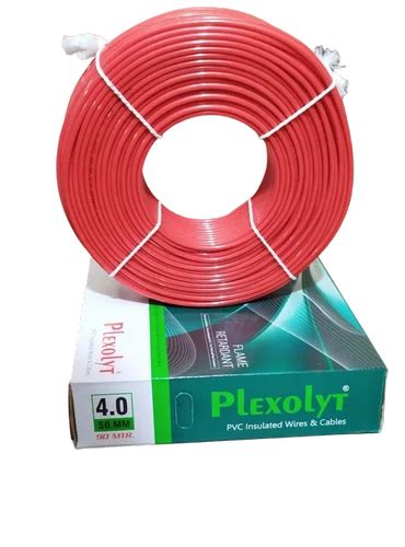 Plexolyt 4sqmm PVC Insulated Multi Strand Wire At Rs 2265 Roll