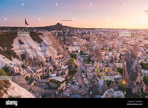 Colorful Cappadocia Sunset Over G Reme Stock Photo Alamy