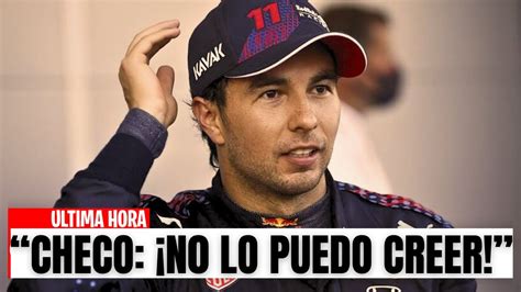 F1 HOY EL JEFE DE MERCEDES QUIERE A CHECO PEREZ En SU EQUIPO