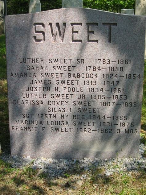 Silas L Sweet 1844 1865 Find A Grave Memorial