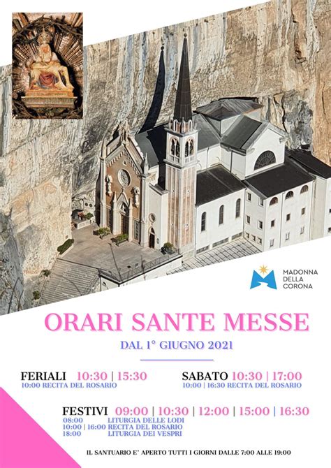 Orario Sante Messe Ottobre Santuario Madonna Della Corona