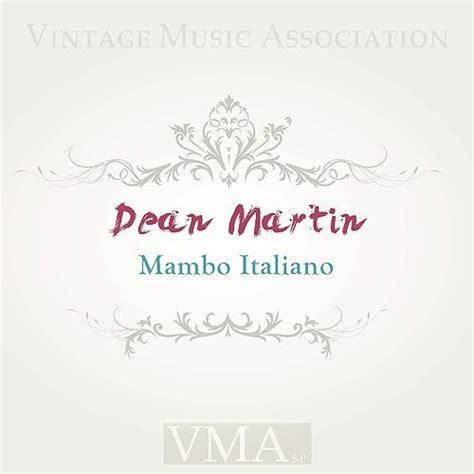 Mambo Italiano by Dean Martin on Amazon Music - Amazon.co.uk