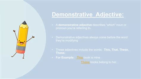 Adjectives And Its Types Ppt