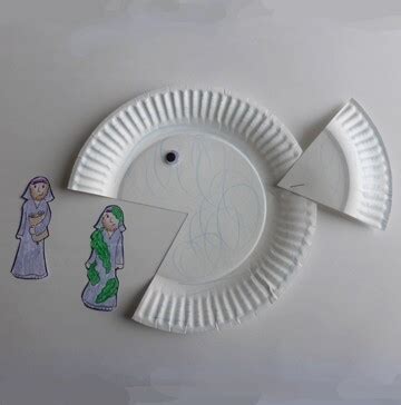 Jonah Plate Whale - Bible Crafts by Jenny