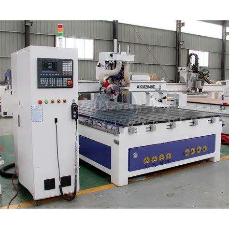 Cnc Router 2000 4000mm Large Big Size Atc Cnc Router Akm2040d Woodworking Cnc Machine With Saw