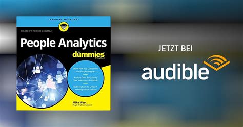 People Analytics For Dummies Von Mike West Hörbuch Download Audiblede Englisch Gelesen