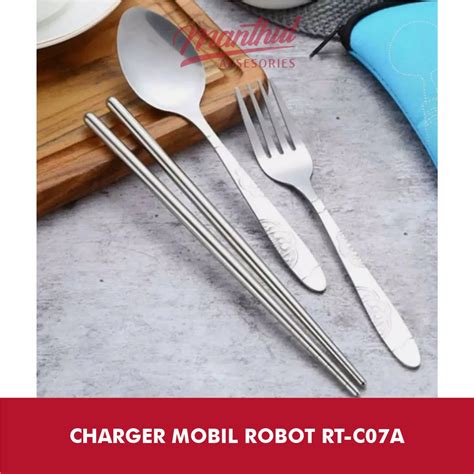 Jual Paket Set Alat Makan Sendok Garpu Sumpit Stainless Cutlery Set