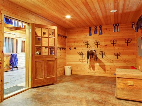 Horse Barn Interior