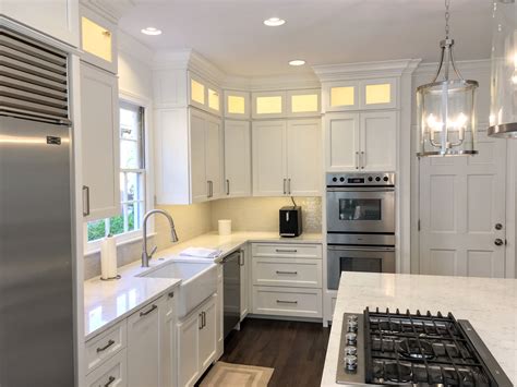 Finished Kitchen Shaker Doors On Full Overlay Cabinets Finished In Sherwin Williams Greek