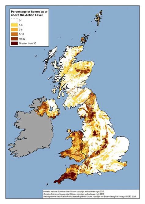 Radon Gas Map Uk Everything You Need To Know Map Of Counties In Arkansas