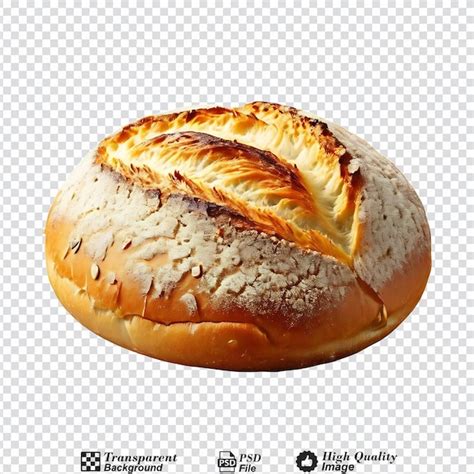 Premium PSD Fresh Baked Wheat Bun Isolated On Transparent Background