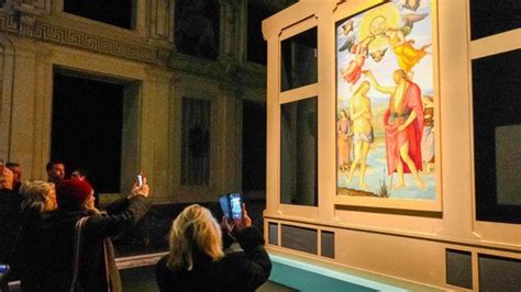 Il Battesimo Di Cristo Del Perugino Esposto Nella Sala Alessi Di