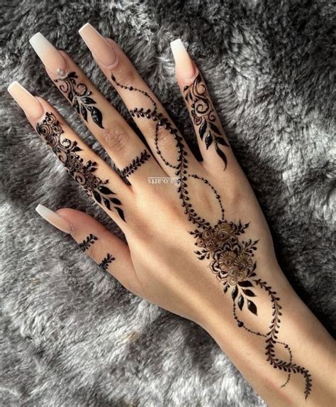 Henna Mendhi Hennadesign Henna Tattoo Designs Hand Henna Style