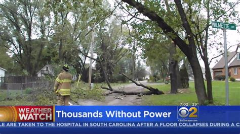 Thousands Without Power After High Winds Cause Damage Youtube