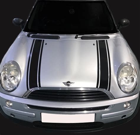 Mini Cooper Bonnet Stripe Vinyl Decal Etsy Australia