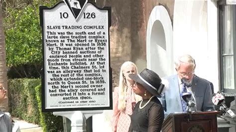 Charleston Mayor To Unveil Historical Markers Shedding Light On Old