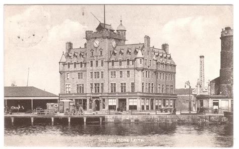 Leith Sailors Home Shore Leith 1909 Leith Vintage Scotland