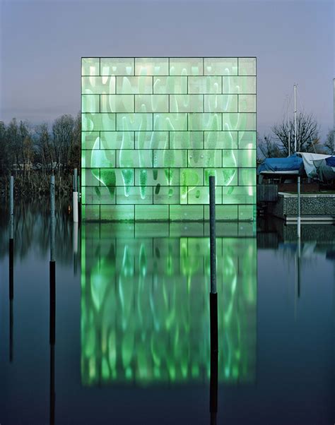 Light Architecture LED House Illuminates Lake Constance In Switzerland