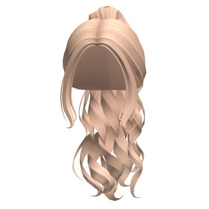 Long Lovely Curly Glam Ponytail Blonde Roblox