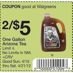 Gallon Arizona Iced Tea | Walgreens: $5 Arizona Tea Printable Coupon ...