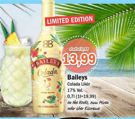 Baileys Colada Lik R Angebot Bei Aktiv Irma