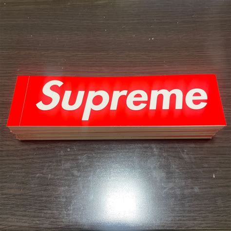 【未使用】新品 Supreme Box Logo Stickers シュプリーム ボックス ロゴ ステッカー 100枚セットの落札情報詳細 ヤフオク落札価格検索 オークフリー