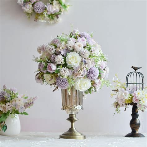 Table Flowers Decor - Centerpieces Flowers -5 Colors — KetieStory