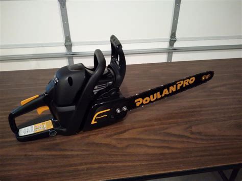 New Poulan Pro Pr4218 18 In 42 Cc Gas Chainsaw With Carrying Case Ebay