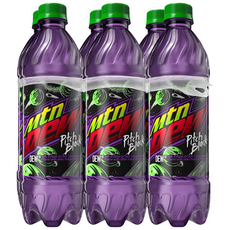 Mountain Dew Pitch Black Dew With A Blast Of Dark Citrus Punch Flavor