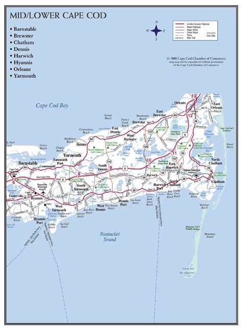 Cape Cod Maps | Maps of Cape Cod Towns