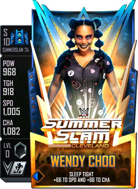 Wendy Choo WWE SuperCard Roster