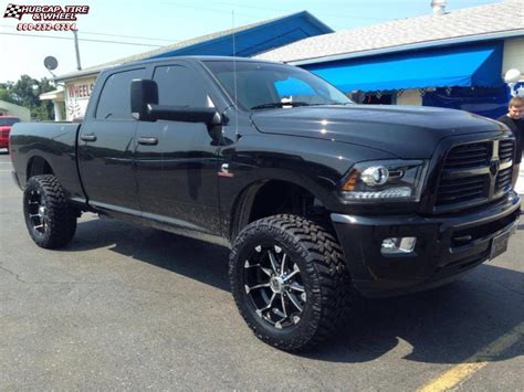 Dodge Ram 2500 XD Series XD779 Badlands Gloss Black Machined