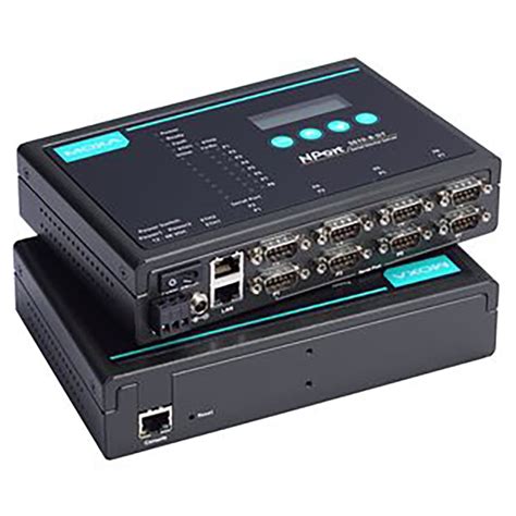 Moxa - NPort 5650-8-DT - 8-Port Device Server,10/100M Ethernet,RS-232 ...