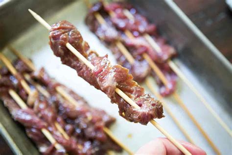 Grilled Skirt Steak Skewers Recipe