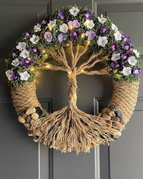 Diy Tree Of Life Wreath The Shabby Tree Artofit