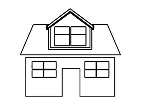 House Outline 2 SVG, House Svg, Home Svg, Real Estate Svg, House Clipart, House Files for Cricut ...