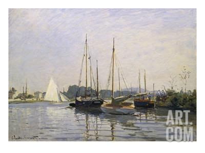 Sailing Boats Argenteuil About 1872 73 Giclee Print Claude Monet