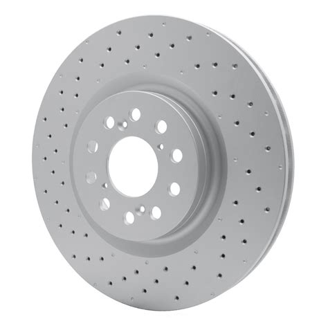 Disc Brake Rotor Geospec Coated Rotor Drilled Front DFC Fits 17 21