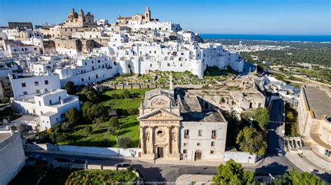 Ostuni photographed with drone