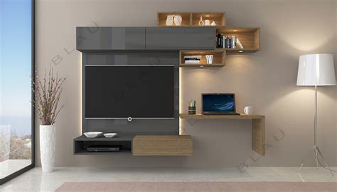 Modern Tv Unit With Study Table Atelier Yuwa Ciao Jp