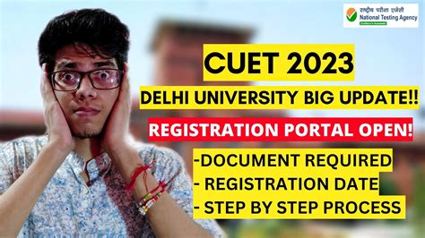 Delhi University Registration Portal Big Update DU Admission Portal