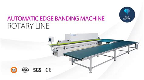 High Efficiency Automatic Edge Banding Machine Circular Production Line