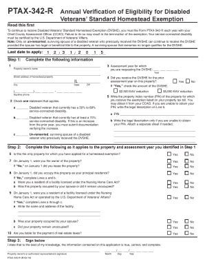 Fillable Online Co Madison Il Ptax R Annual Verification Of