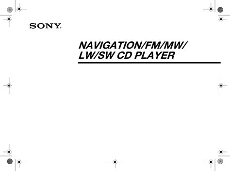 User Manual Sony Mex Nv English Pages